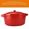 Ceramic Casserole Dish - Baking Dish Bowl Oven Safe With Lid & Handles - Covered Glass Cookware Essential For Kitchen - For Baking Dessert & Brownies, Soup - Round Bakeware for Serving Dishes
